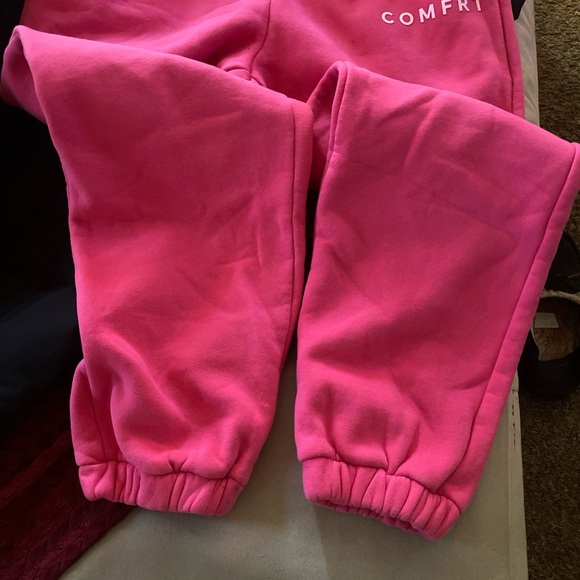 Pink COMFRT Hoodie and Sweatpants Set - Picture 6 of 6